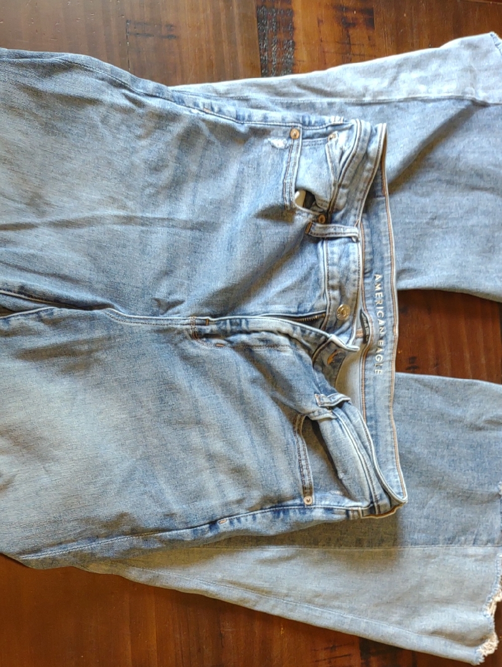 American Eagle Outfitters Light Blue Flare Jeans